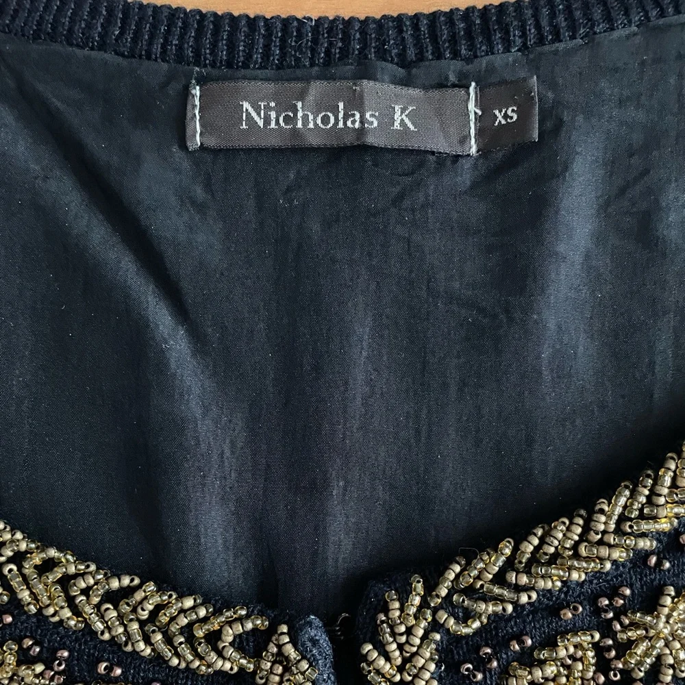 Vintage silk sweater with sequins - Picture 5 of 8